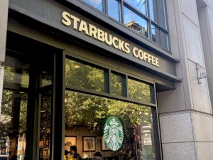 Starbucks store Pioneer Square Seattle